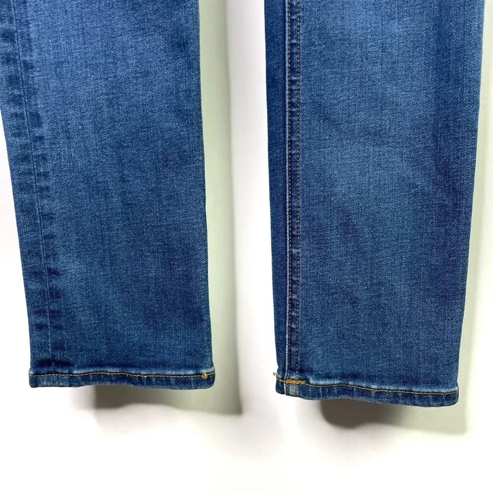 J. Crew Matchstick Jeans Midrise Medium Wash Stretch Womens Style E0070 Size 25 - Picture 9 of 12